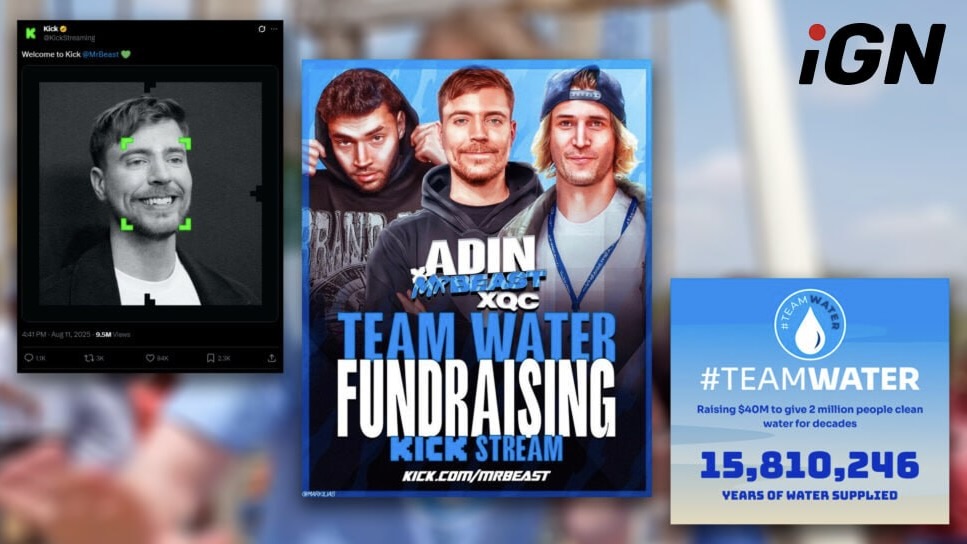 MrBeast Launches First Kick Stream to Raise $40M
