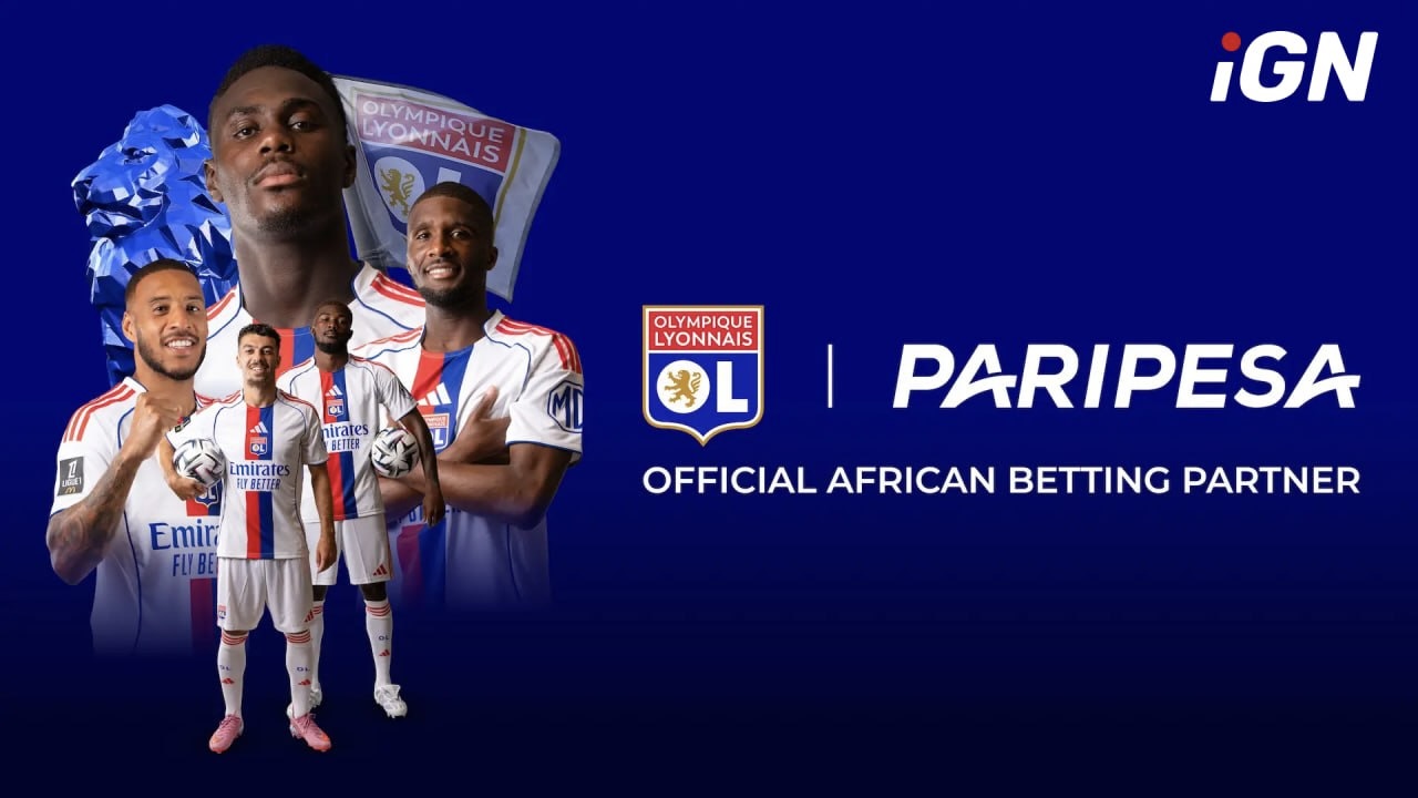 PariPesa Becomes Official Betting Partner of Olympique Lyonnais in Africa