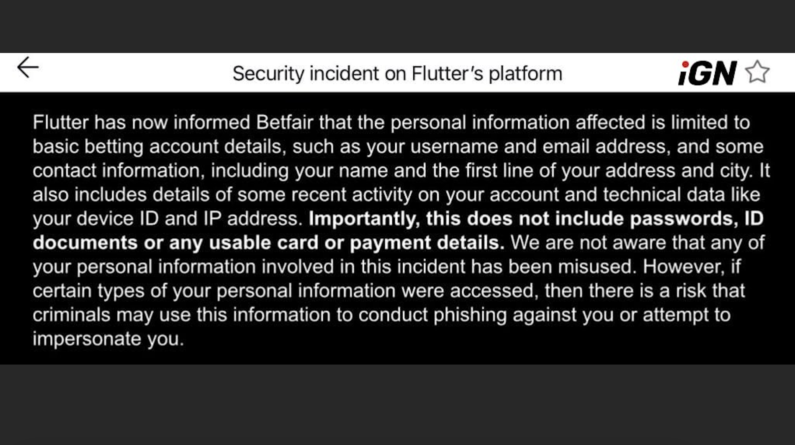 Paddy Power and Betfair Confirm Customer Data Breach