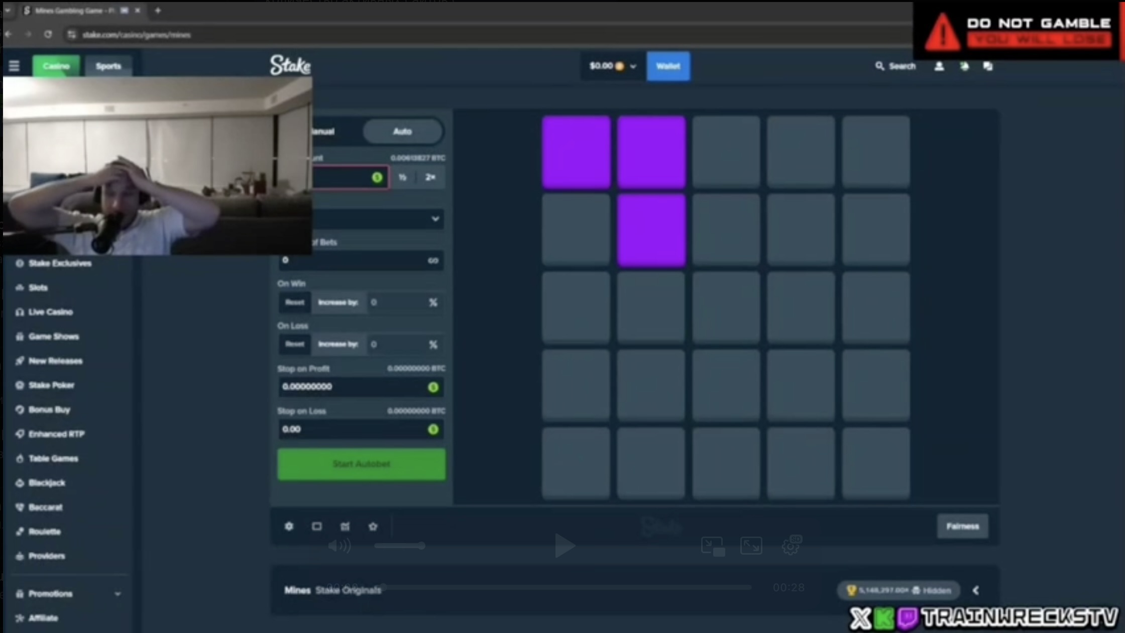 Streamer Trainwreck Takes a Break After Losing $19.5M Over Five Streams