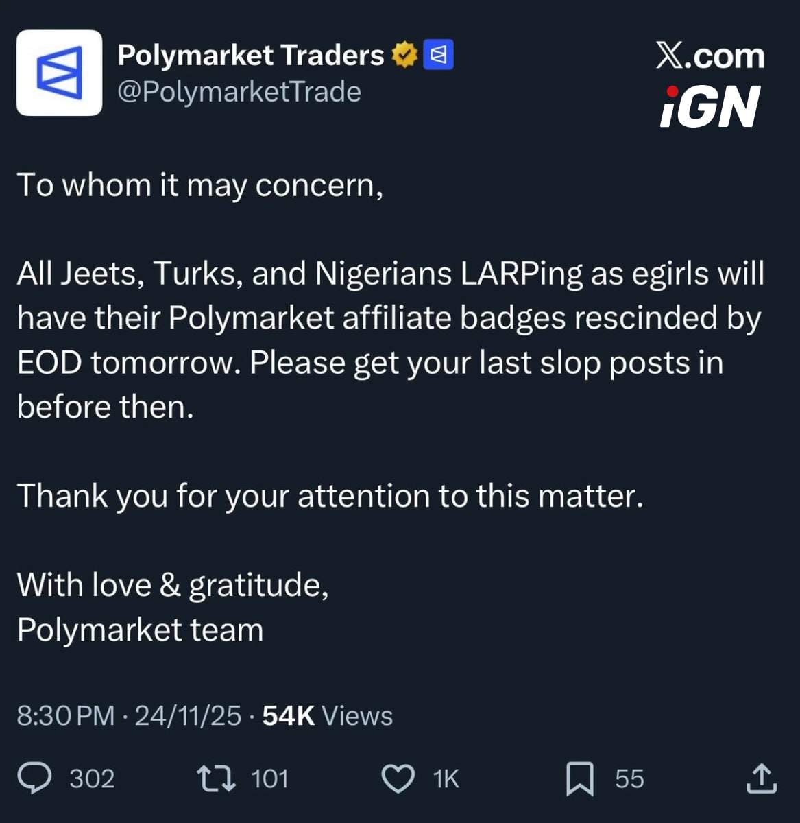 Polymarket at the Center of a Racist Scandal in the US